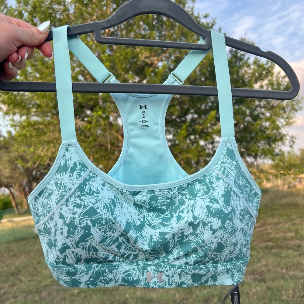 Teal Racerback Sports Bra - Under Armour